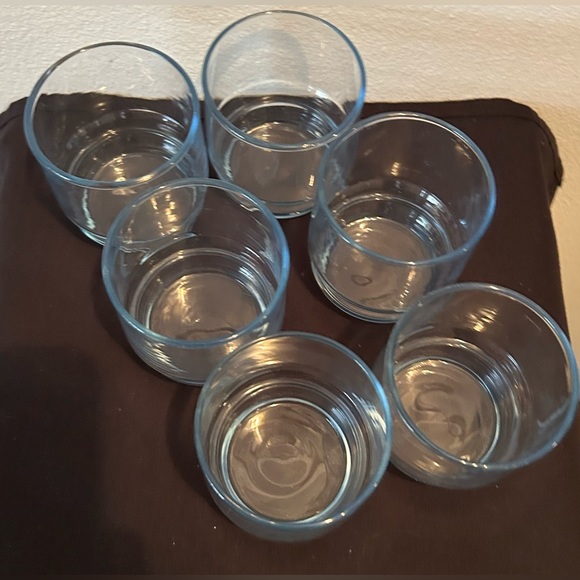 Set of 6 Rosenthal Studio Line Whiskey/old fashion/lowball glasses. Blue tint. - Picture 2 of 9